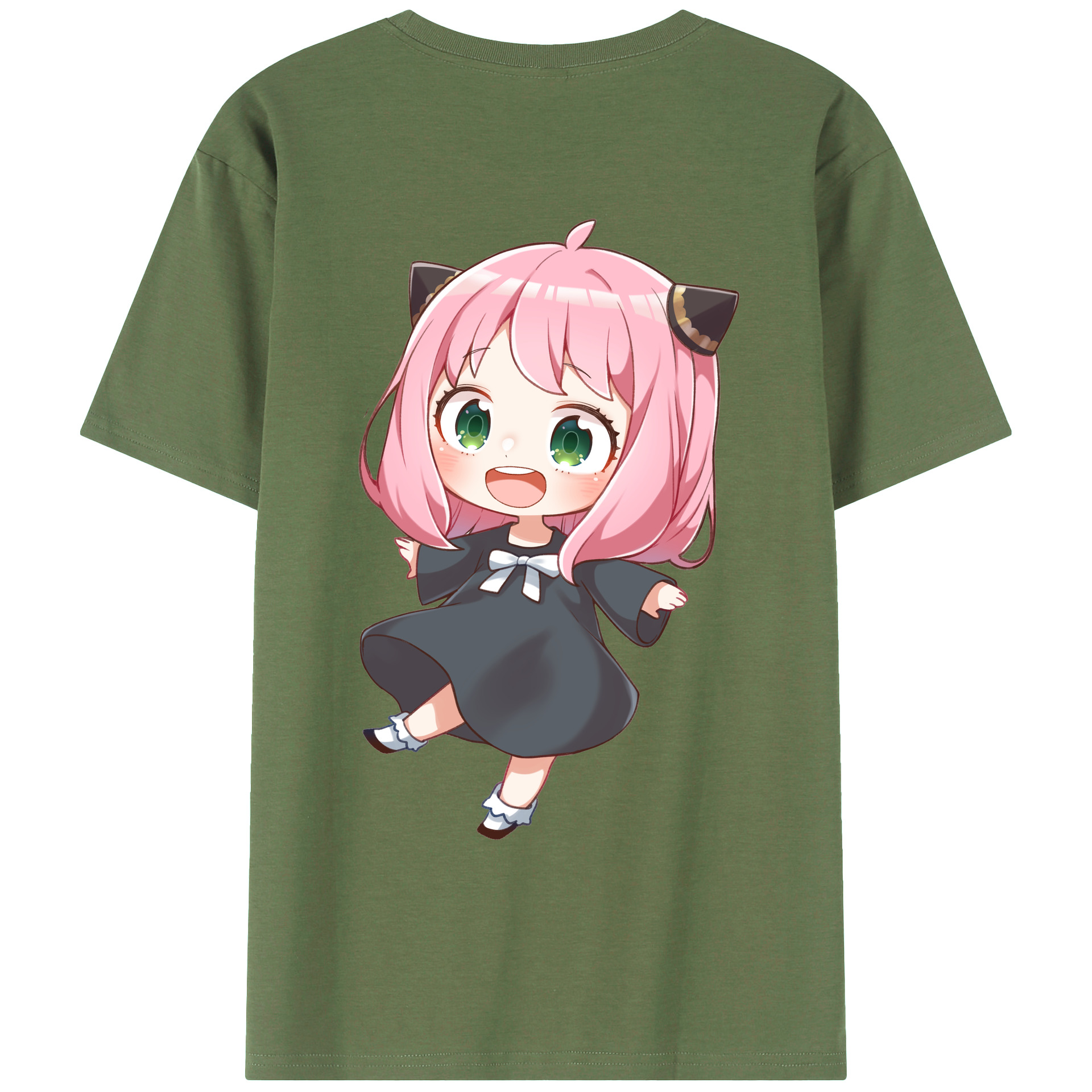 （画像用） SPY×FAMILY间谍家家酒 綿100％ メンズ半袖Tシャツ（バックプリント） 通気性